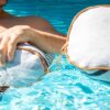 Shaka Sling XL Pool Float, Doubled-Sided Mesh, Quick Draining Fabric, No Inflation Needed, Sweet Shells Berry