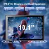 A10 Tablet 10.1 inch Tablets with Case,4GB RAM Cortex-A7 Quad-Core Processor,1280x800 IPS HD Touchscreen 8MP Camera,Bluetooth,WiFi(Gray)