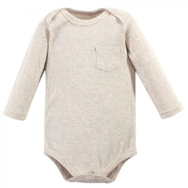 Cotton Long-Sleeve Bodysuits, 5-Pack, Newborn- 24 Months
