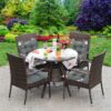 Outdoor Patio Cushion, Rocking Chair Cushion Set, Tufted Pads, Set of Upper and Lower with Ties Pack of 2 (2 Sets) - Back 21