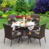 Outdoor Patio Cushion, Rocking Chair Cushion Set, Tufted Pads, Set of Upper and Lower with Ties Pack of 2 (2 Sets) - Back 21