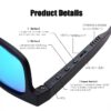 Unisex Smart Sunglasses with Bluetooth, Black