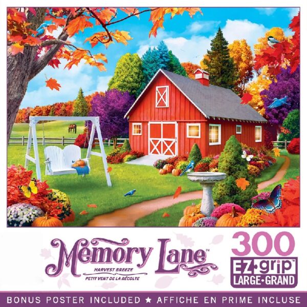 300 Piece EZ Grip Jigsaw Puzzle - Harvest Breeze - 18