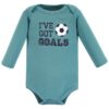 Cotton Long-Sleeve Bodysuits, 7-Pack, Preemie-24 Months