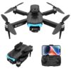 Drone with Dual 4K HD Cameras, FPV Foldable Drone for Kids Adults RC Quadcopter for Beginners with 2 Batteries and Carrying Case, Gray