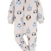 Baby and Toddler Neutral Microfleece Blanket Sleeper Pajamas, 3-Pack, Sizes 0/3M-5T