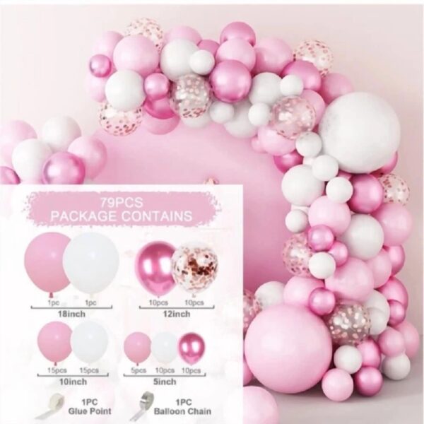 Balloons Garland Birthday Decor Wedding Baby Gender Party Balloons Arch Kit