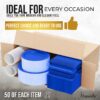 Exquisite 350 Piece Easter Plastic Disposable Party Plates & Dinnerware Combo Set