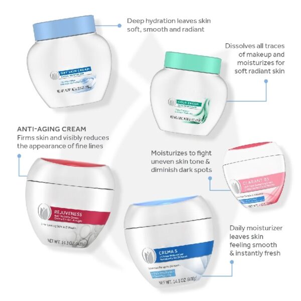 (3 pack) Cold Cream Cleanser & Make-Up Remover 9.5 oz