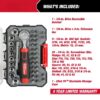 (2 pack) 40-Piece Socket and Bit Set in Click Fit Case