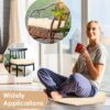 2 PCS 21'' x 21'' Patio Chair Seat Cushion Pads Indoor/Outdoor Turquoise