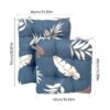 Outdoor Patio Cushion, Rocking Chair Cushion Set, Tufted Pads, Set of Upper and Lower with Ties Pack of 2 (2 Sets) - Back 21