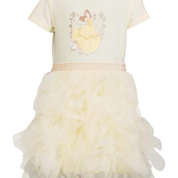 Disney Frozen Toddler Girl Short Sleeve Tutu Dress, Sizes 12M-5T