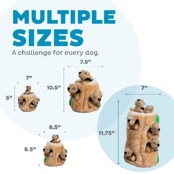 Hound Hide A Squirrel Plush Dog Toy Puzzle, XL