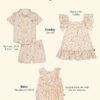 By Gerber Baby Girl Bubble Romper with Flutter Sleeves, Sizes 0/3 Months - 24 Months