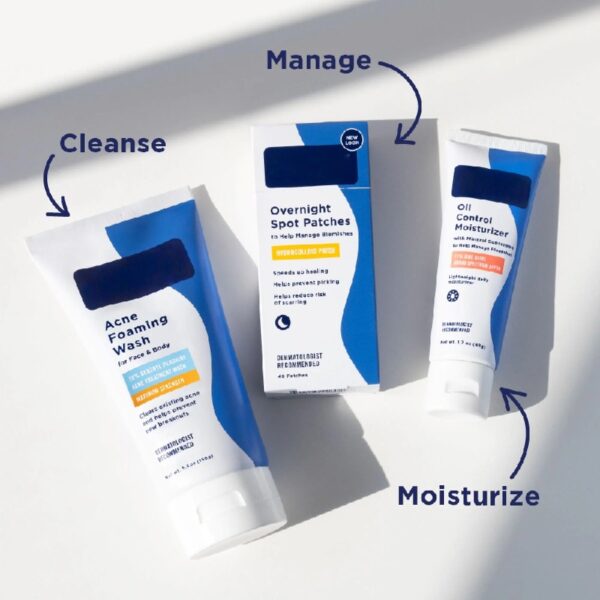 (3 pack) Foaming Acne Wash, 10% Benzoyl Peroxide, Maximum Strength - 5.5 oz