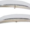 Pair Chrome Side View Upper Mirror Top Half Caps Fit for 2007-2014 Chevy Silverado GMC Sierra Avalanche Tahoe Suburban Left & Right