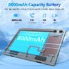 Android 13 Tablet , 4GB+64GB Storage Tablet with Keyboard, Google GMS Certified, Dual 13MP+5MP Camera, WiFi, Bluetooth,  IPS Full HD Display