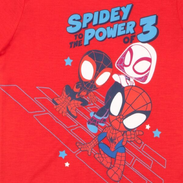 Marvel Spidey and His Amazing Friends 3 Piece Boys Short Set  Short Sleeve Shirt Tank Top and Shorts Set 3 Pack Bundle Set Kids Toddlers  Boys Clothes (Size 3T-8)