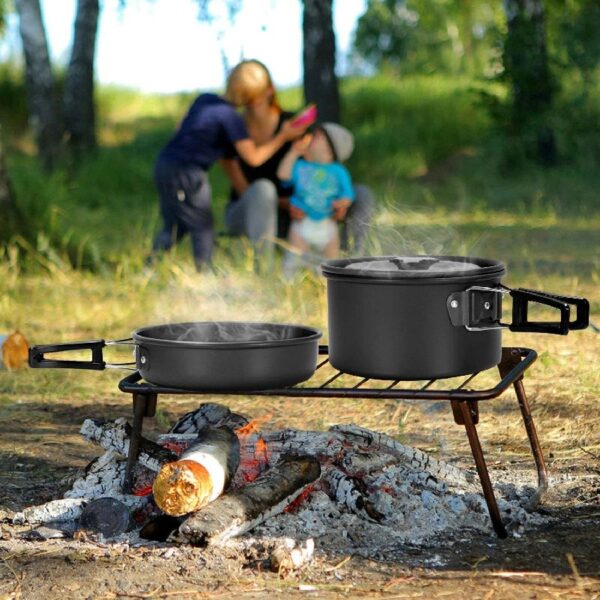 16 Piece Aluminum Camping Mess Kit