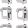 6Pcs Mounting Clamps Camper Shell Clamps Truck Cap Clamps Universal for Toyota Ford Dodge Chevy Aluminum Pick up Bed Canopy Topper Camper Shell Heavy Duty