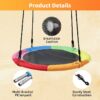 Tree Swing for Kids, 40'' Outdoor Swing Backyard Playground Outdoor Toys for 3 4 5 6 7 8 9 10 Year Old Girls Boys