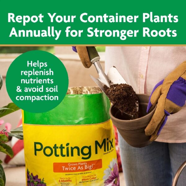 af118e83f42f493b8586b331015a38af Potting Mix, For Indoor or Outdoor Potted Plants, Flowers, Shrubs, 1 cu. ft.