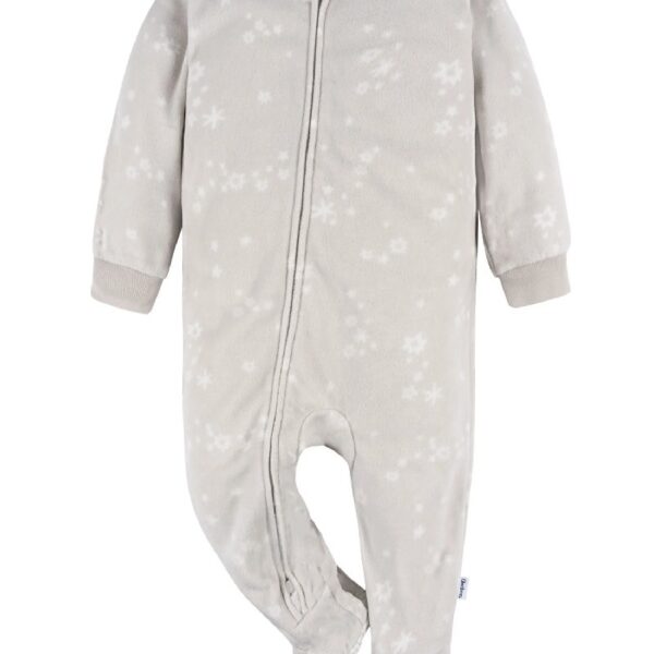 Baby and Toddler Neutral Microfleece Blanket Sleeper Pajamas, 3-Pack, Sizes 0/3M-5T