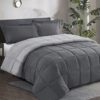 Light Weight Down Alternative Comforter Set, Queen, Green, Reversible