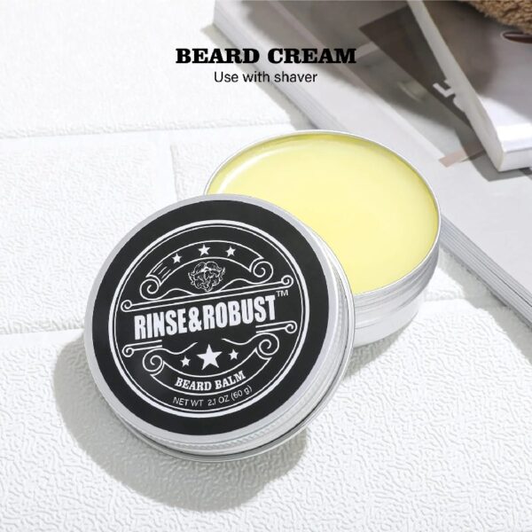 Beard Grooming Kit for Men - 8Pcs Beard Care Kit with Wash & Conditioner & Traveling Bag, Gift Sets for Men