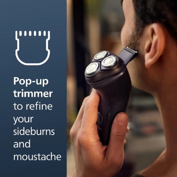 Shaver 2400, Cordless Electric Shaver with Pop-Up Trimmer