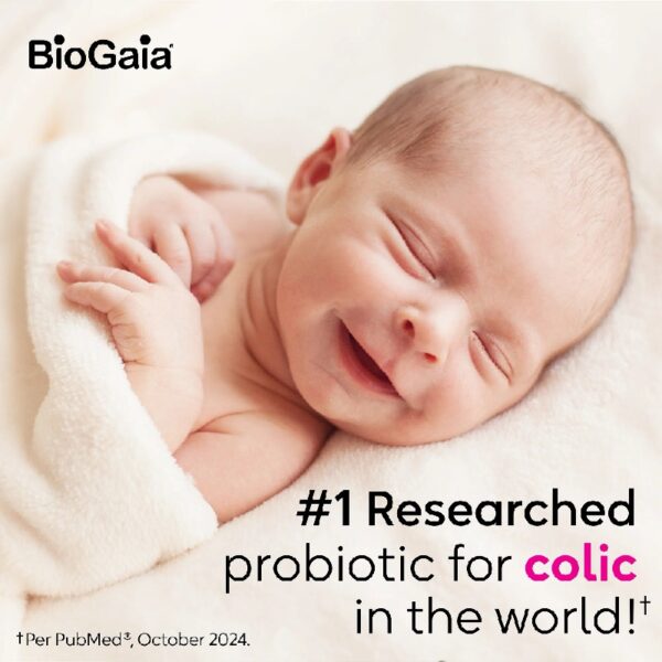 Baby Probiotic Drops + Vit D | Ease Crying, Colic & Support Immune Health | 50-Day Supply