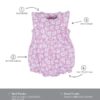 Brand Baby Girl Ruffle Sleeve Rompers, 3-Pack, Sizes, 0/3 Months - 24 Months