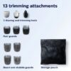 Multi Groomer - 13 Piece Mens Grooming Kit For Beard, Face, Nose, and Ear Hair Trimmer and Hair Clipper - No Blade Oil Needed, MG3750/60