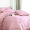 8 PCS Modern Comforter Set with Sheets All Season Bed in a Bag, Black, Queen Size