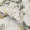 Beige Floral Contact Wallpaper 17.7 in x 236 in Peel and Stick Wallpaper Self-adhesive Removable Wall Paper for Home Decor Bedroom Livingroom Kitchen Wall Fabric and Furniture Renovation