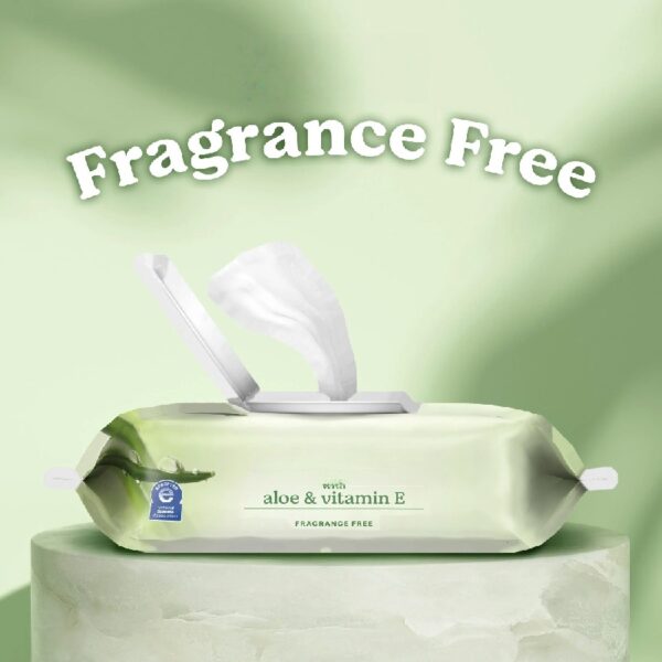 (3 pack) Wipes with Aloe & Vitamin E, Unscented, 3 Flip-Top Packs (168 Total Wipes)