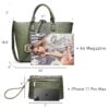 Women's Handbags Purses Large Tote Shoulder Bag Top Handle Satchel Bag for Work