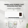 Air Conditioner, Portable Air Conditioners, Wall Mounted Air Conditioner and Fast Heater with Remote for Home Office Bedroom, Energy-saving, 1500W