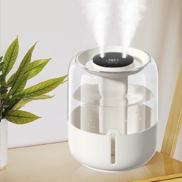 Cool Mist Humidifier,Humidifiers for Bedroom,4L Top Fill Smart Cool Mist Air Humidifiers with Nightlight,3-Speed Quiet & Large Vaporizers for Bedroom,Home,Large Room,Baby Nursery and Plants