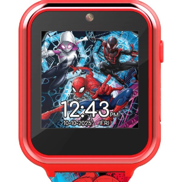 Sega Sonic The Hedgehog iTime Unisex Child Smart Watch with Silicone Strap and Blue Case 42mm
