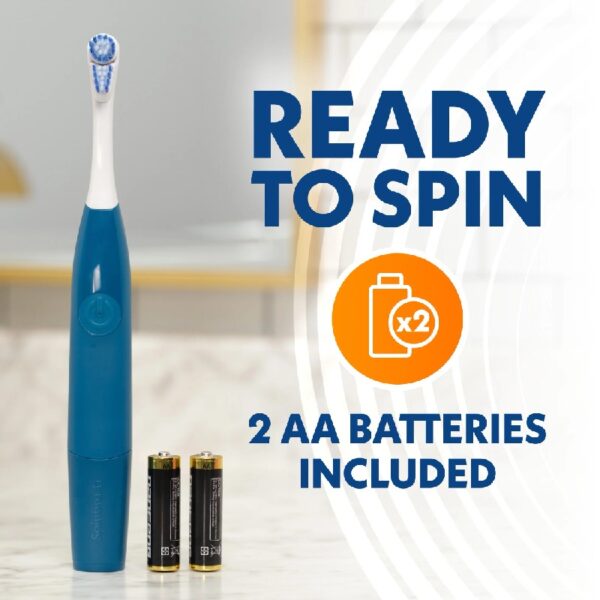 (3 pack) NEW PRO CLEAN Battery Powered Electric Toothbrush for Adults, Soft Bristles,  Blue,  1 Count