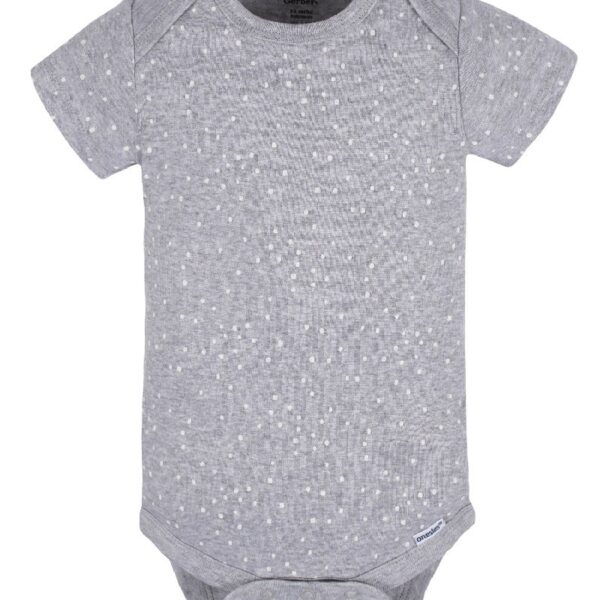 Assorted Short Sleeve Onesies Bodysuits, 8pk (Baby Boy or Baby Girl Unisex)