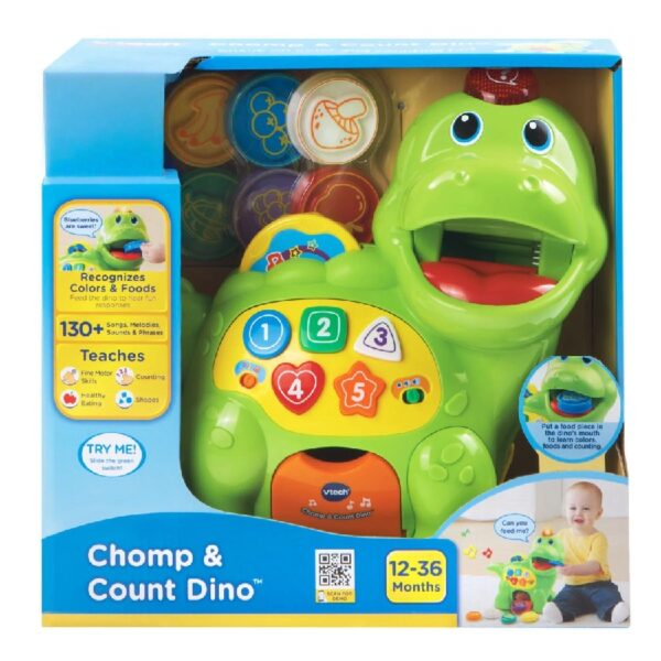 Chomp & Count Dino with Accessories, Baby and Toddler Toys