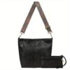 Hobo Bags for Women Crossbody Handbags Guitar Strap Shoulder Bucket Bag Vegan Leather Purse Trendy Boho Tote Purses