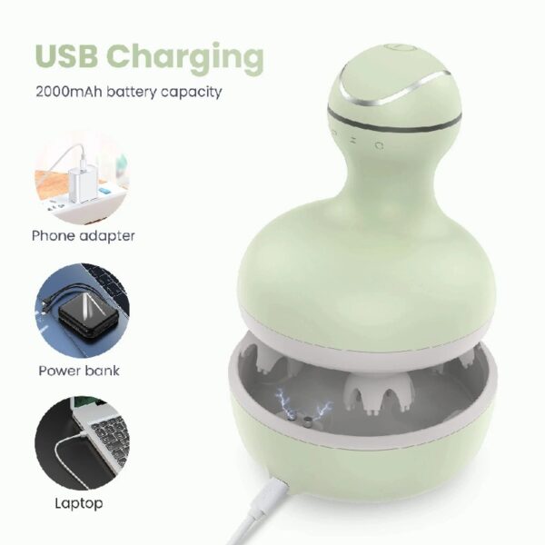 Comfier Scalp Massager for Hair Growth, Electric Portable Handheld Head Hair Massager for Relax, Gifts