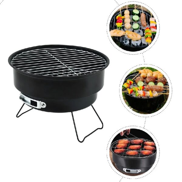 Outdoor Grill Stove Barbecue Stove Round Grill Stove Portable Barbecue Grill