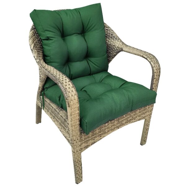 42” x 21” Hawaii Back Chair Outdoor Seating Cushions, Durable Polyester