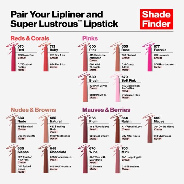 (3 pack) ColorStay Longwear Lip Liner Pencil, 680 Blush, 0.01 oz