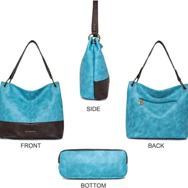 Hobo Bag Purses and Handbags for Women Top Handle Handbags with Zipper